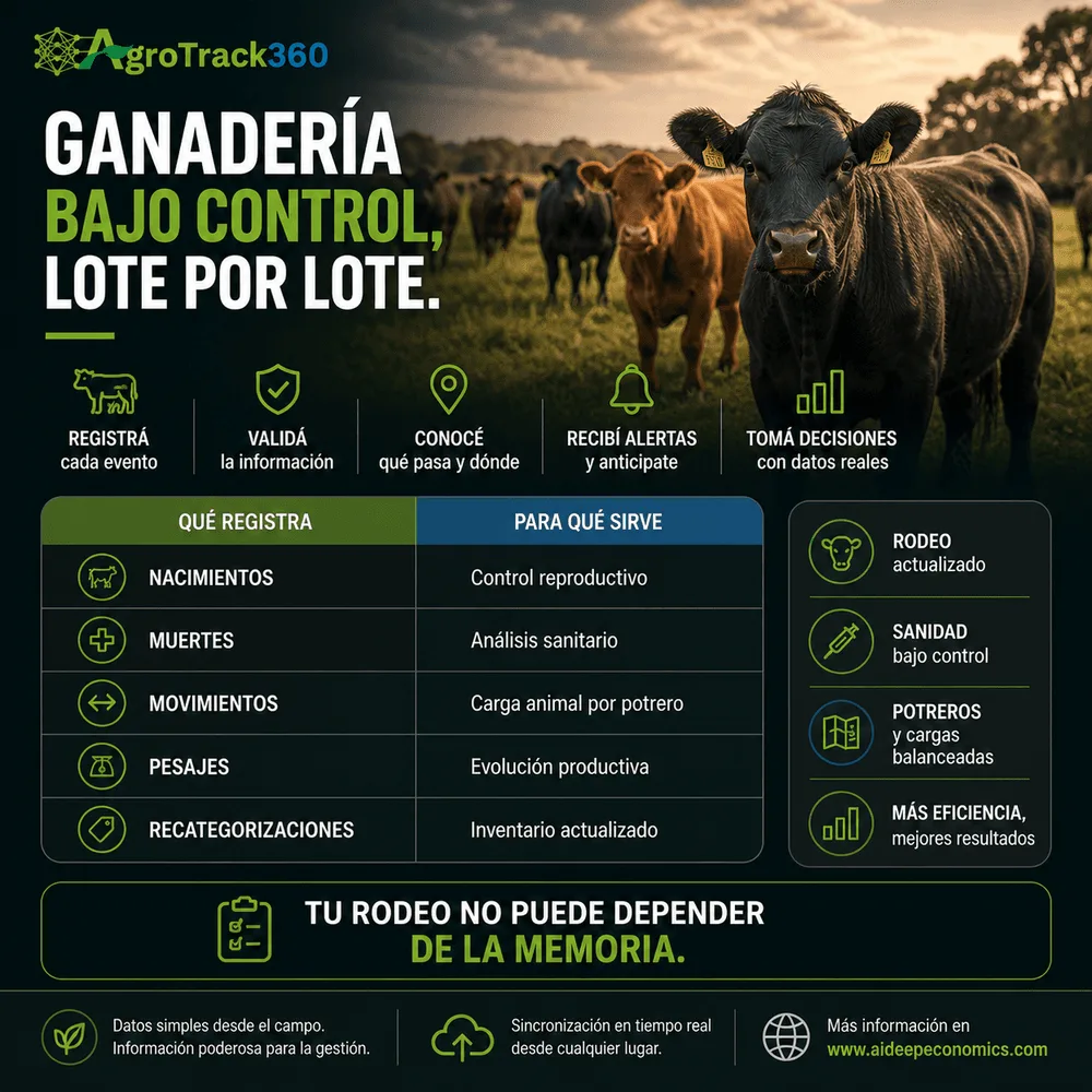 AgroTrack360 — El parte semanal, automático y ordenado