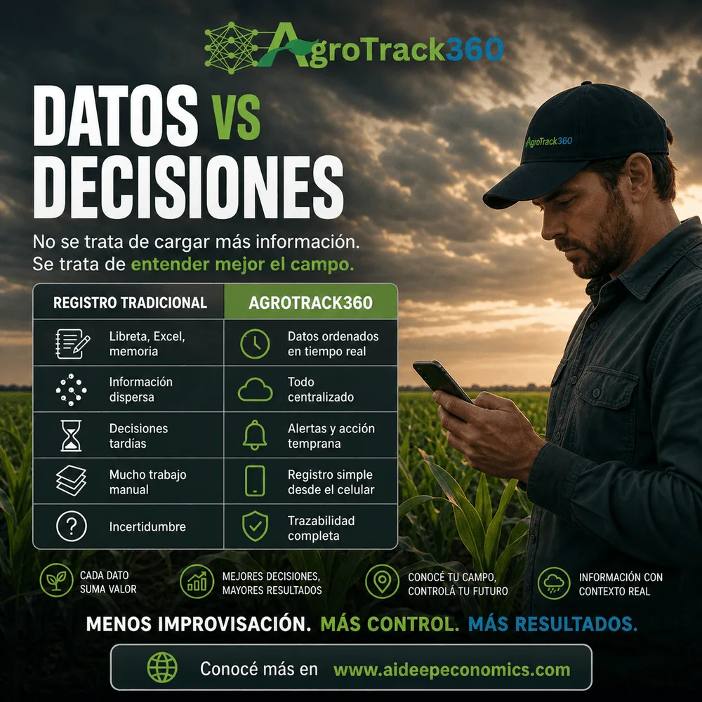 AgroTrack360 — Datos vs. decisiones